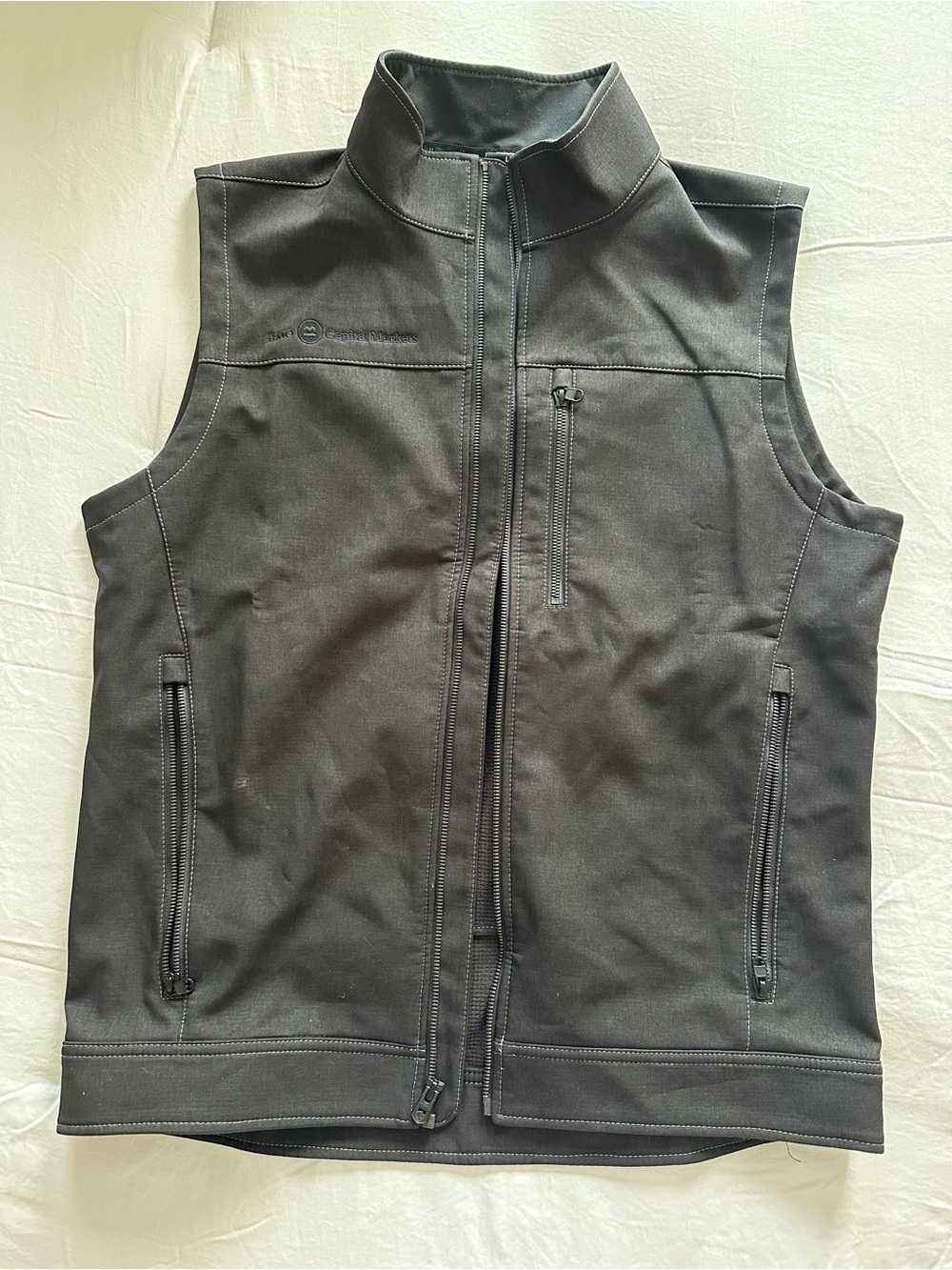 Kuhl Men's Charcoal Softshell Vest - Black/Gray